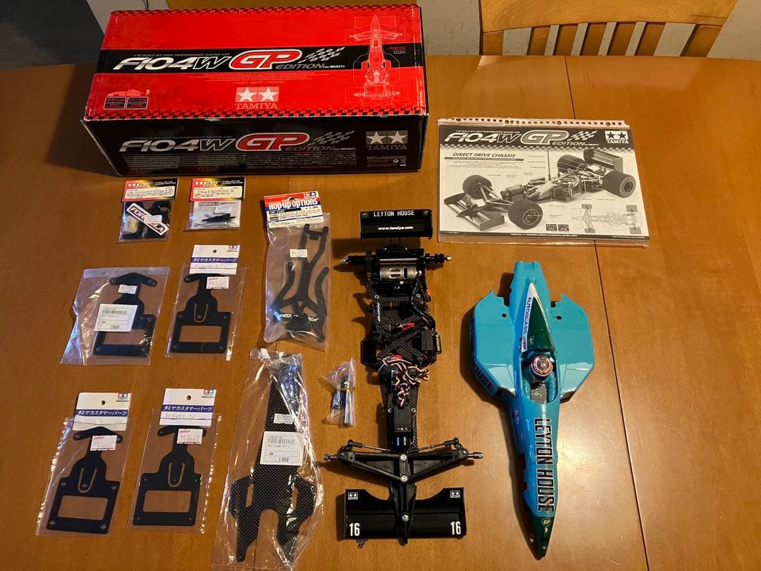 タミヤ　F104WGP メカその他パーツ付き