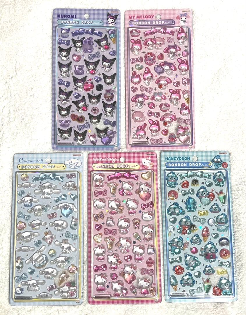 正規品 ボンボンドロップシール サンリオ 第2弾