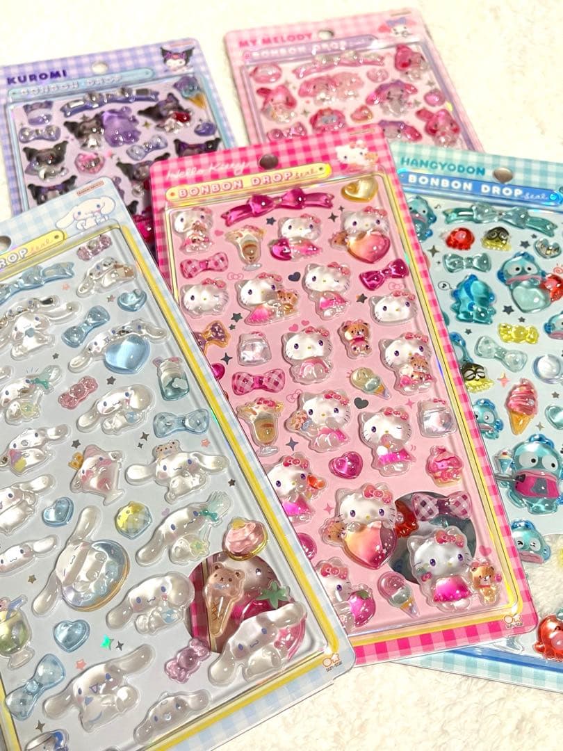 正規品 ボンボンドロップシール サンリオ 第2弾