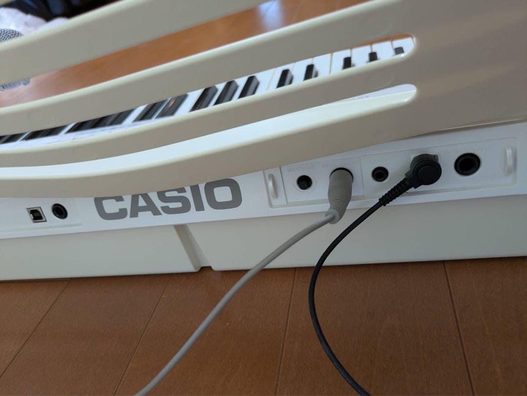CASIO LK-221 光る鍵盤 マイク付き 電子ピアノ キーボード 楽器