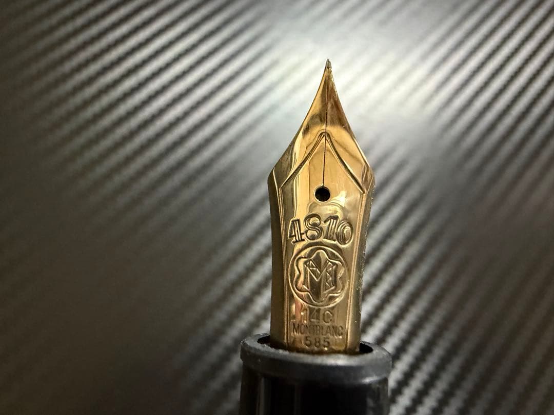 極美品 モンブラン マイスターシュテュック 146 14C 全金 EF 万年筆