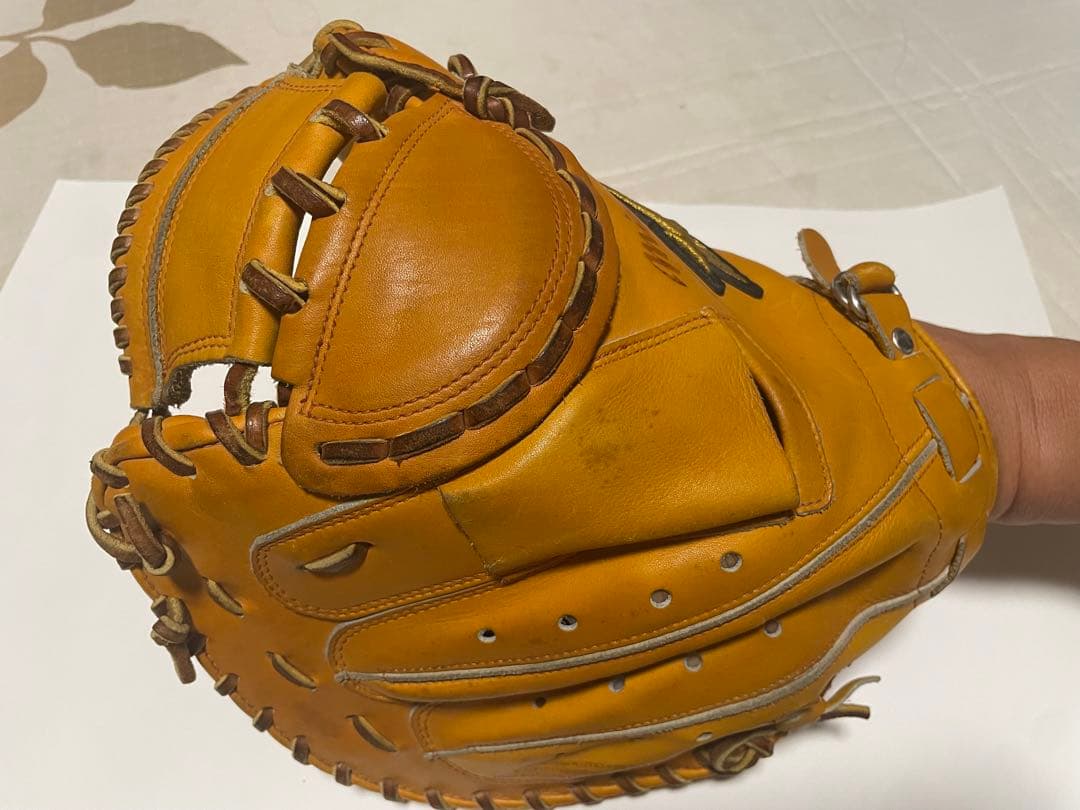 mizuno pro HG-2 硬式キャッチャーミット オレンジ