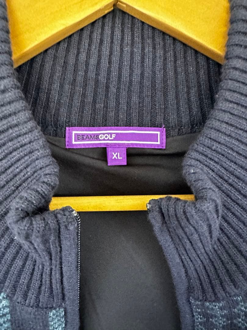 BEAMS GOLF PURPLE LABEL / ニットジップブルゾン