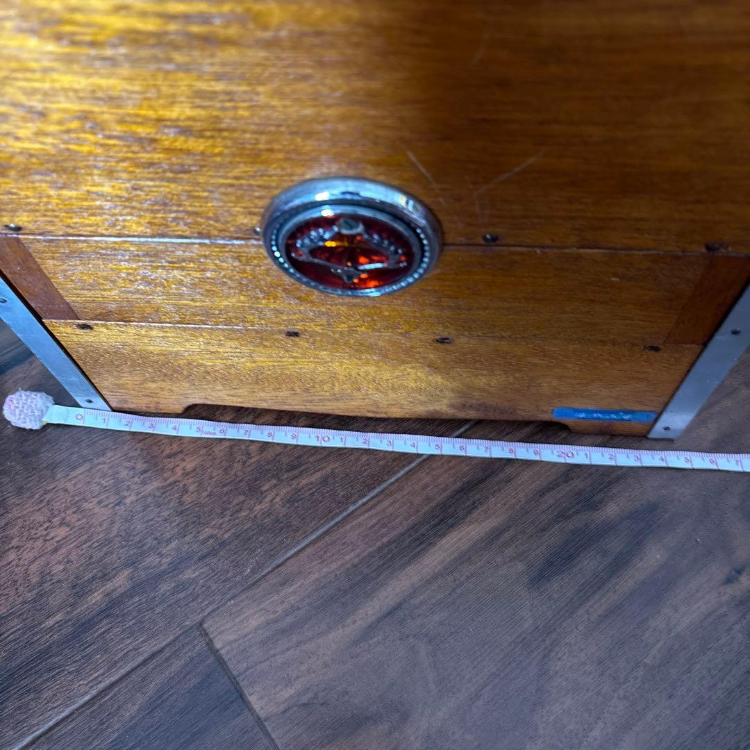 アンティーク　船舶用羅針盤　佐浦計器製作所　コンパス 木製ケース付きB-100