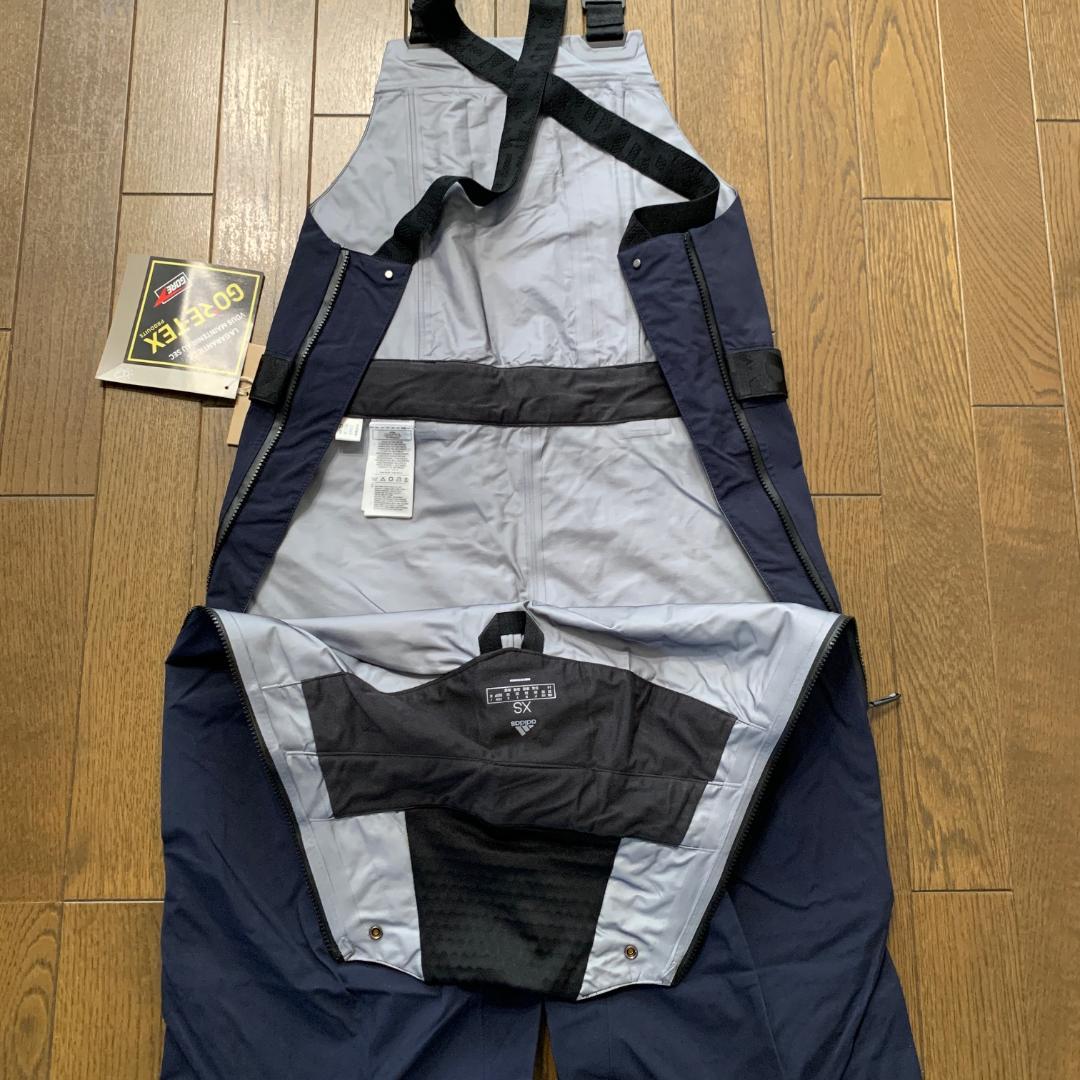 アディダス　スノー　ビブパンツ　ゴアテックス　スノーボードウェア　M　ネイビー
