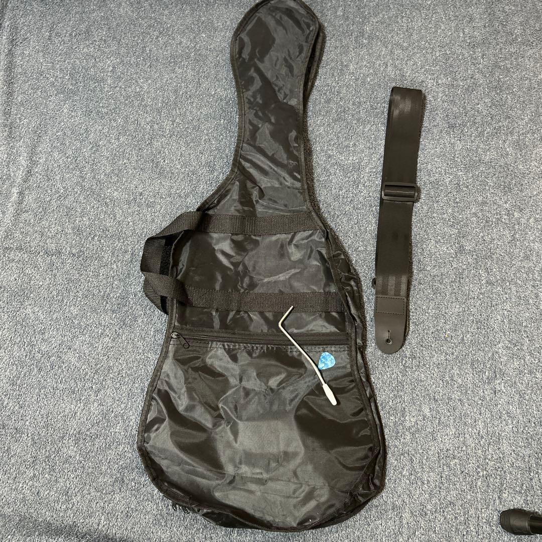 SELDERセルダー　グリーン エレキギター サンバースト