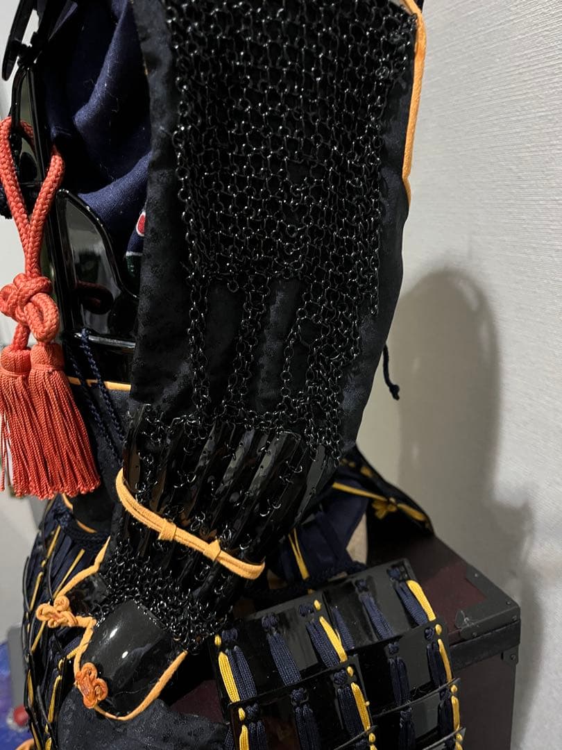 伊達政宗　黒漆五枚胴具足　1/2スケール　当時と同じ素材使用