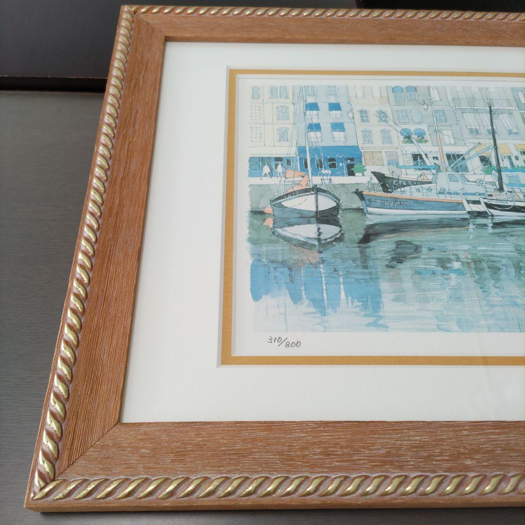 奥津 国道 ダイヤモンドスクリーニング 額装☆直筆サイン・エディション☆限定版画