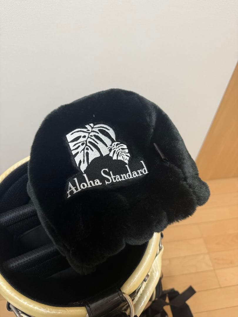 値下　アロハスタンダード9.5黒ヘッドカバー付き　ツアー3点ショルダーベルト付き