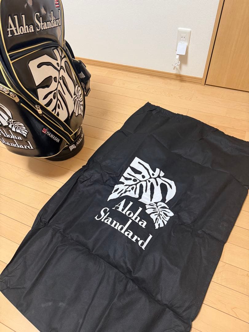 値下　アロハスタンダード9.5黒ヘッドカバー付き　ツアー3点ショルダーベルト付き