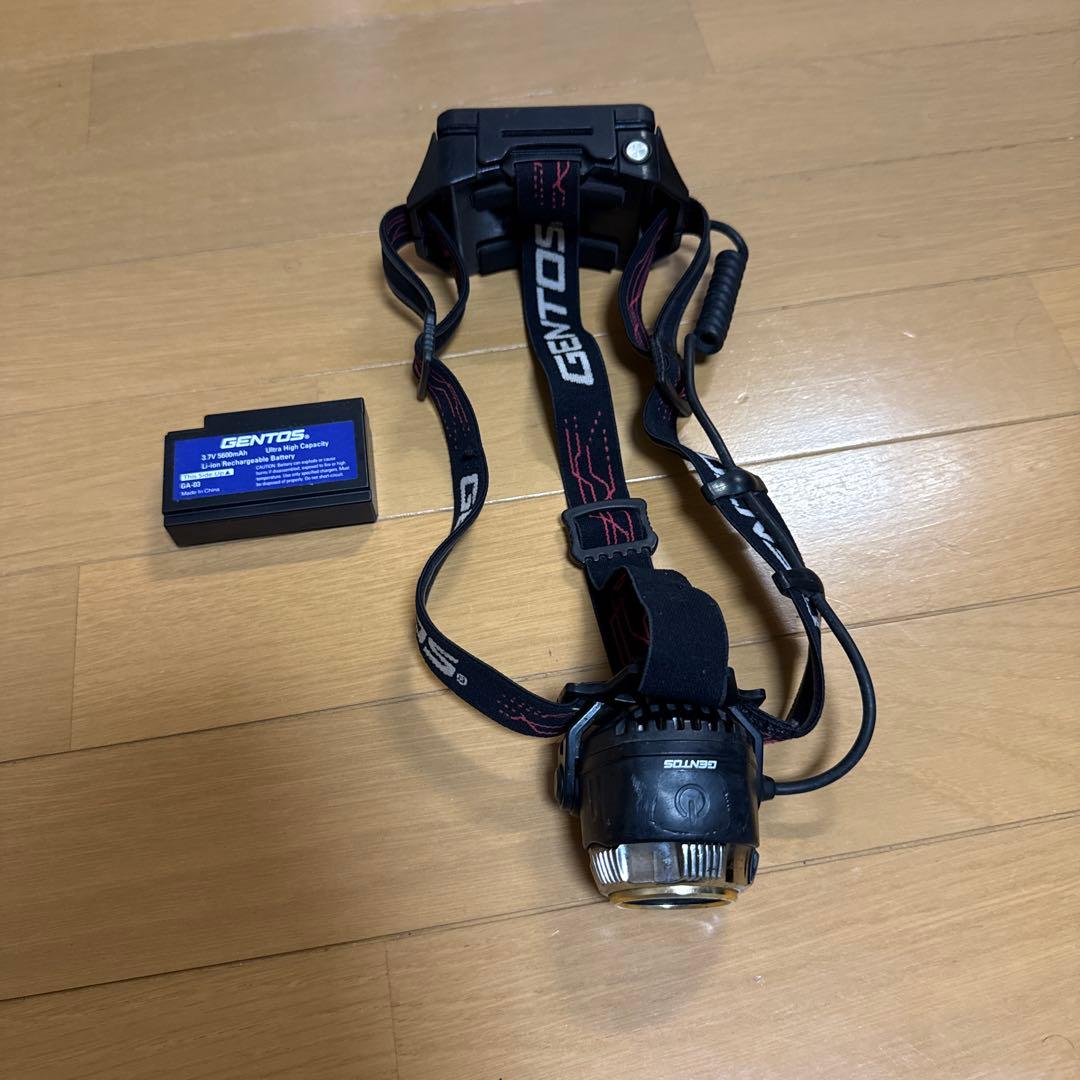 GENTOS GH-300RG ヘッドライト　1500ルーメン