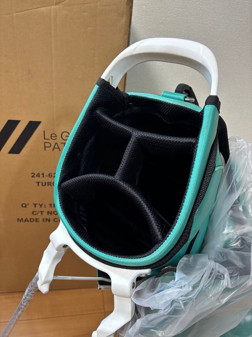 パトリック PATRICK ターコイズ スタンドキャディバッグ 2024