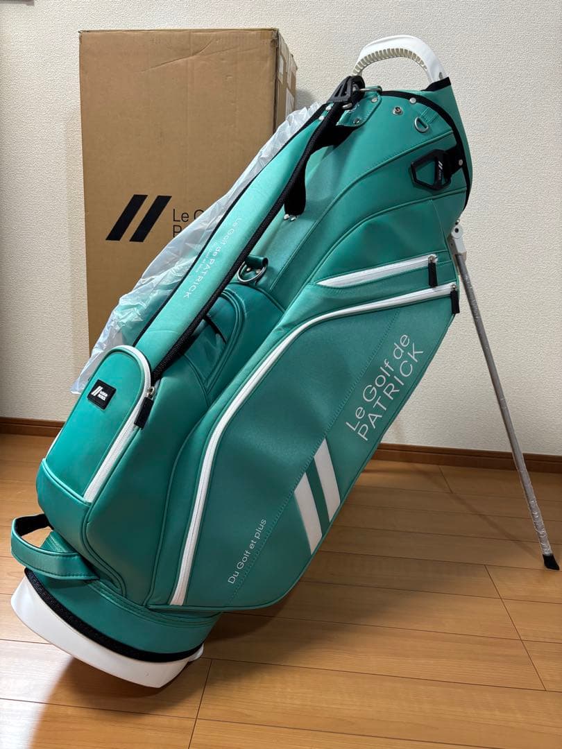パトリック PATRICK ターコイズ スタンドキャディバッグ 2024