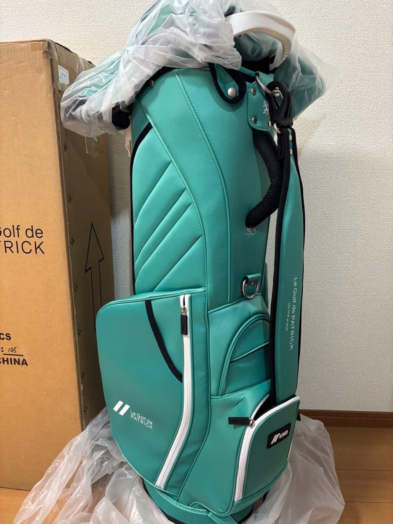 パトリック PATRICK ターコイズ スタンドキャディバッグ 2024