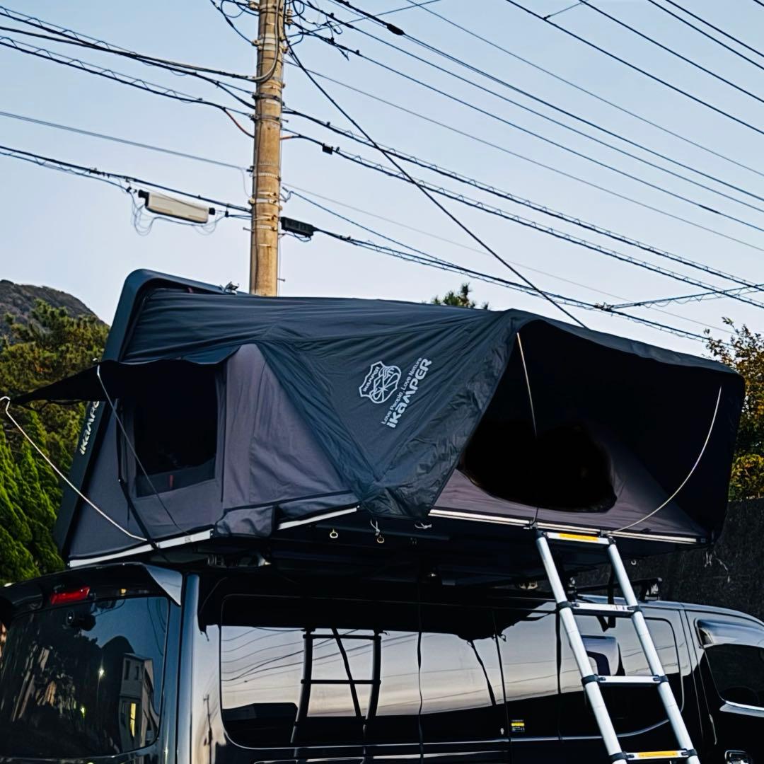 美品 ikamper skycamp 3.0 ロッキーブラック ルーフテント