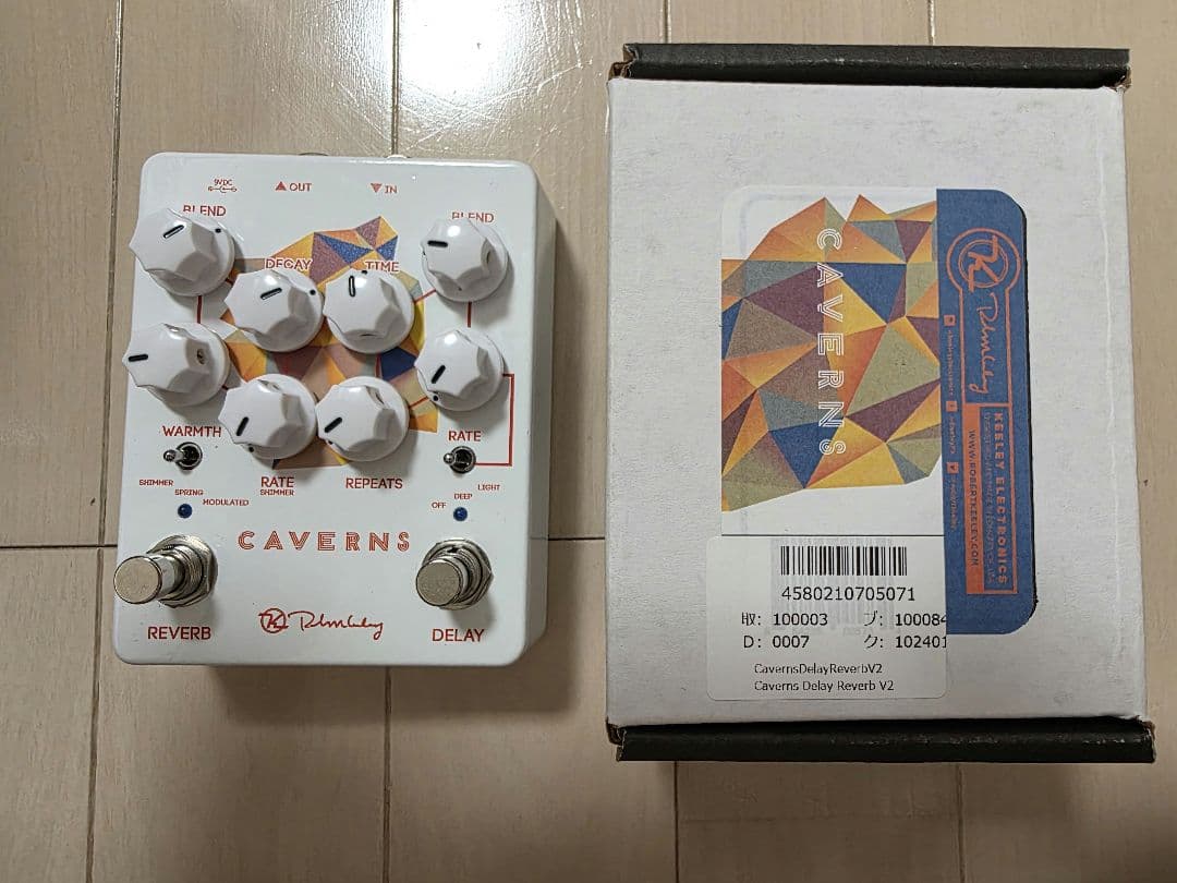【美品】 Keeley Caverns V2 ディレイ&リバーブ