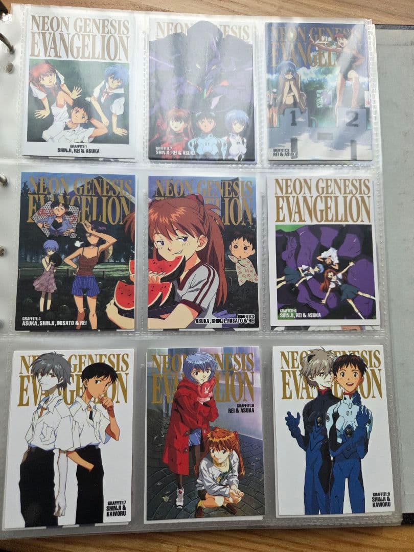 エヴァンゲリオンカードダスマスターズ２集フルコンプ品アルバム付き