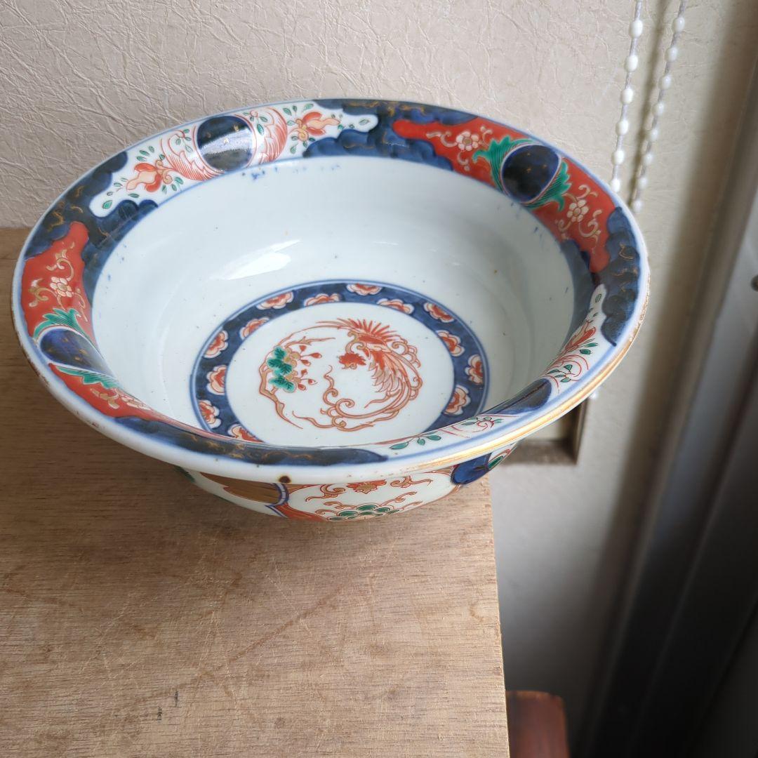 骨董 伊万里 鉢 大中小 ３つ 色絵 染錦 金彩 器 盛り鉢 美品 アンティーク