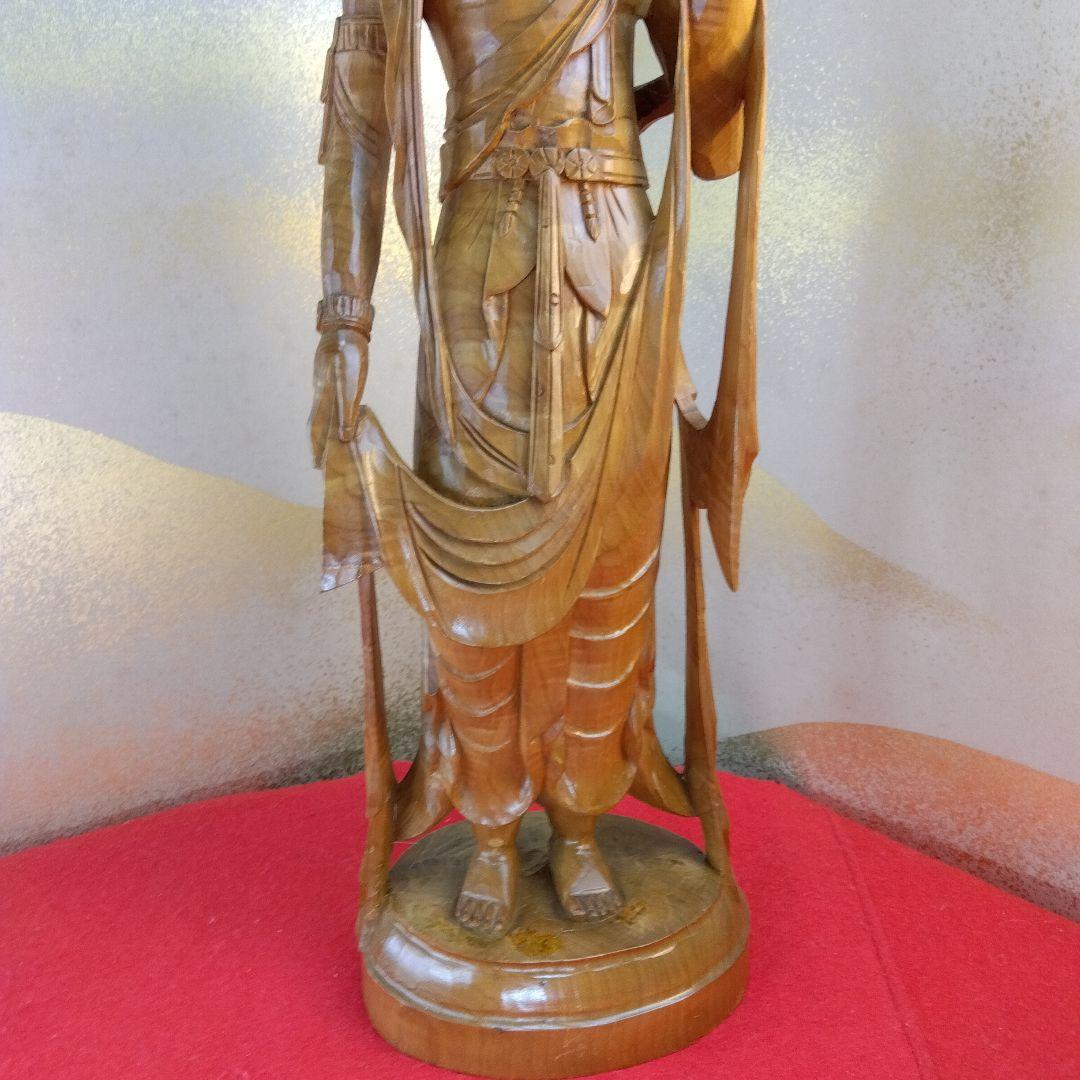 宝珠観音菩薩像　仏師63cm