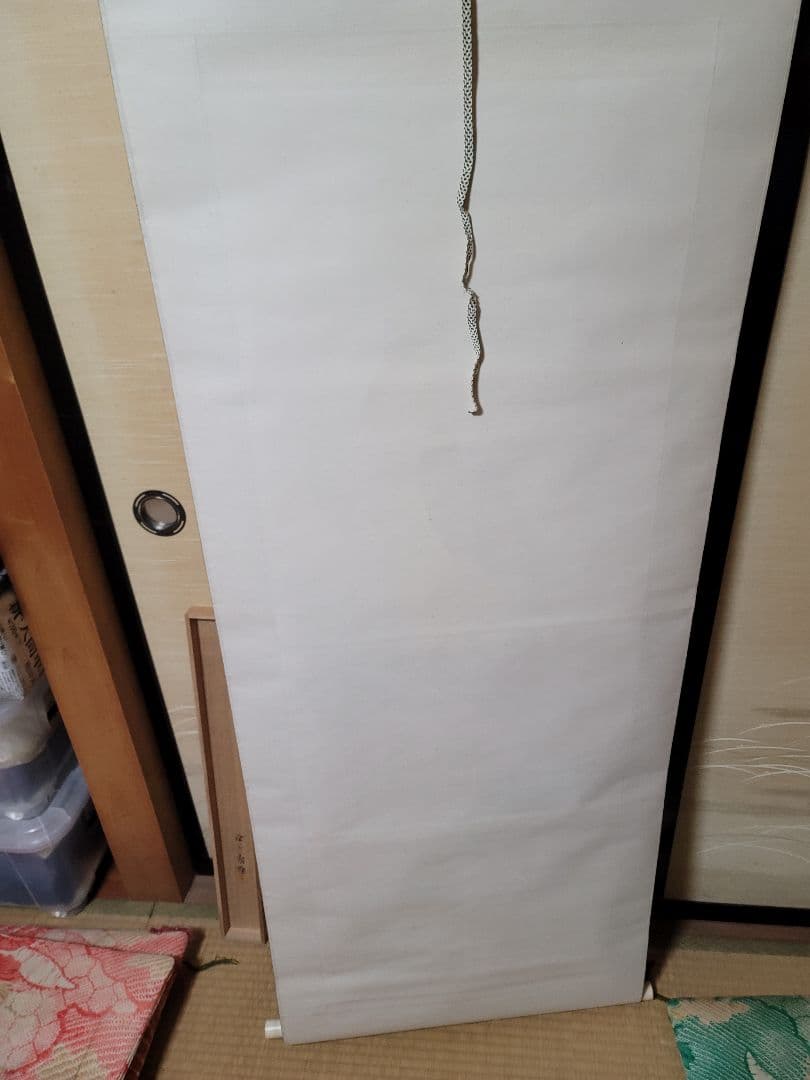 安来出身 画家 野々内安太郎 共箱 松に鷹