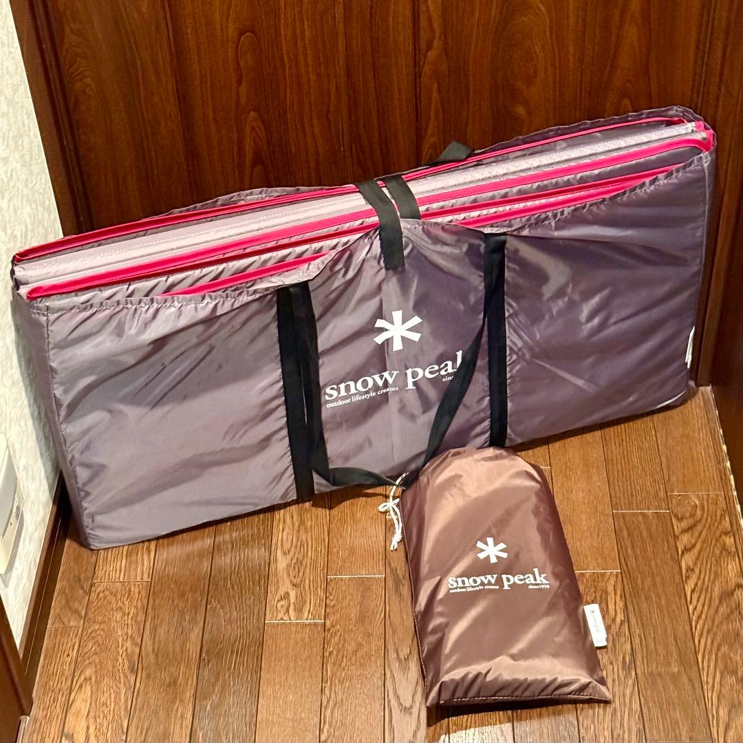 ★ peak★アメニティドームM★アイボリー★専用マットシートセット★