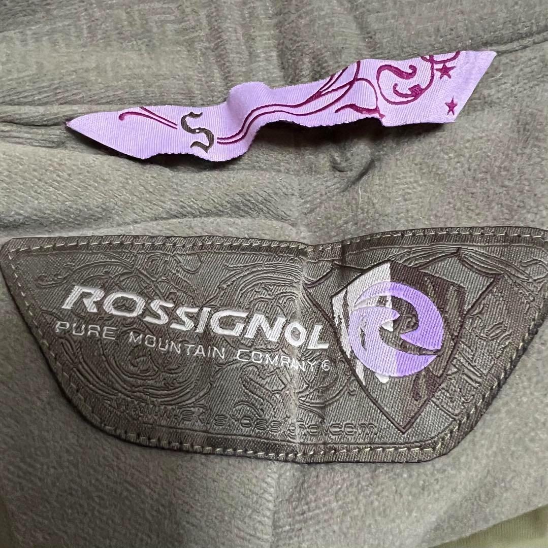 超希少 ロシニョール スキー スノボパンツ S 白 高級多機能 美品 上質