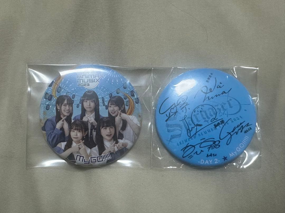 MyGO!!!!! 缶バッジ　ANIMAX MUSIX アニサマ
