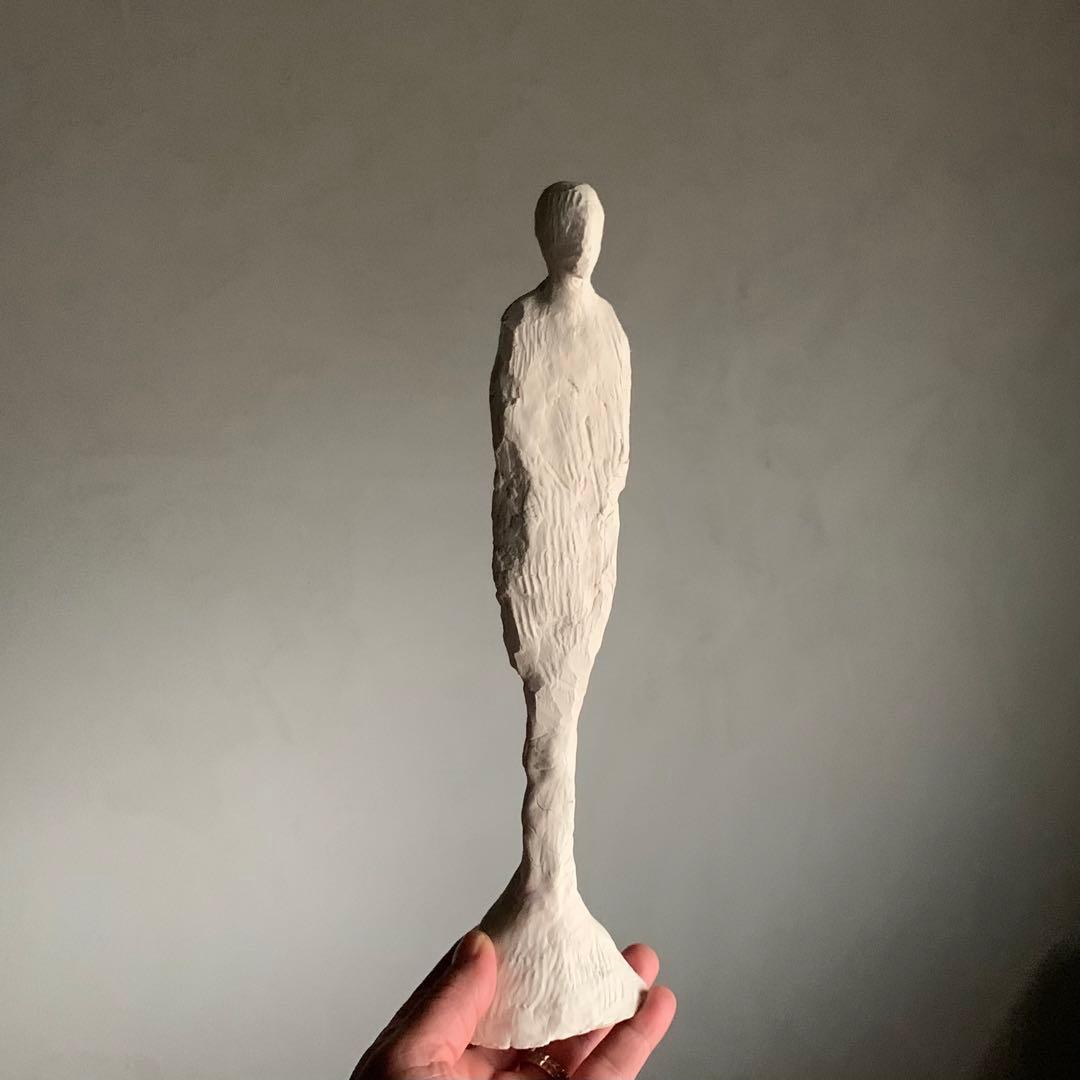 石塑粘土 立体作品 オブジェsculpture a 現代美術 「故国」