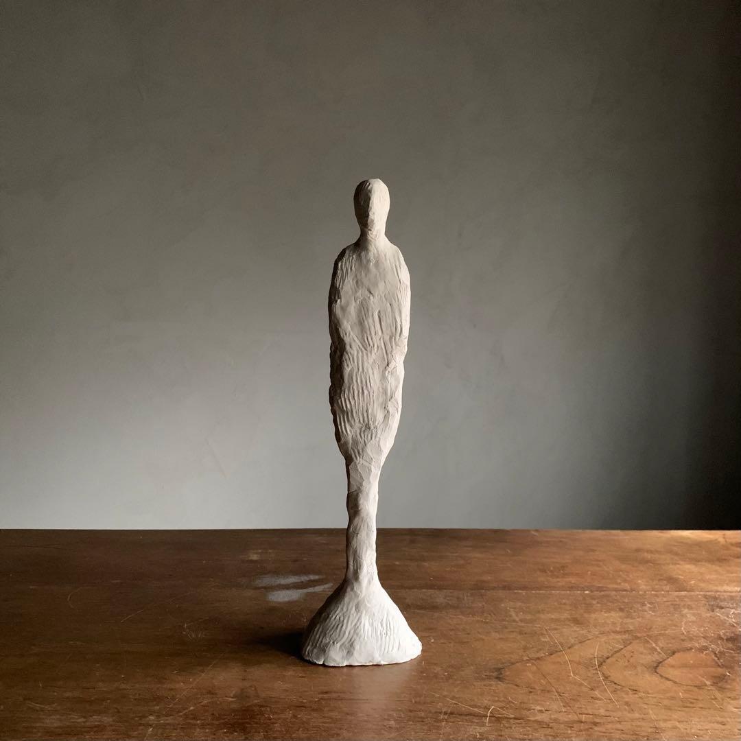 石塑粘土 立体作品 オブジェsculpture a 現代美術 「故国」