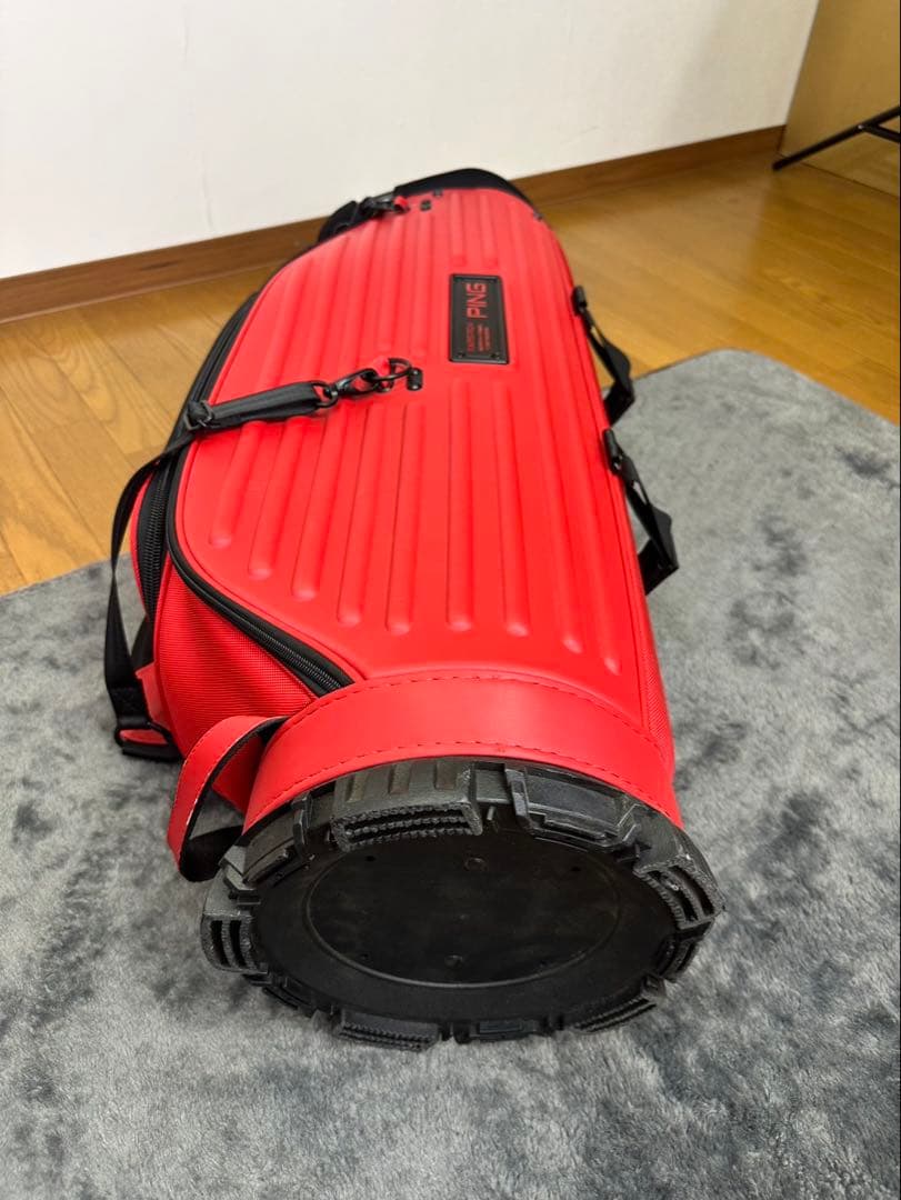 PING ピン キャディバッグ ワンポケット 9.5型 約4.9kg レッド