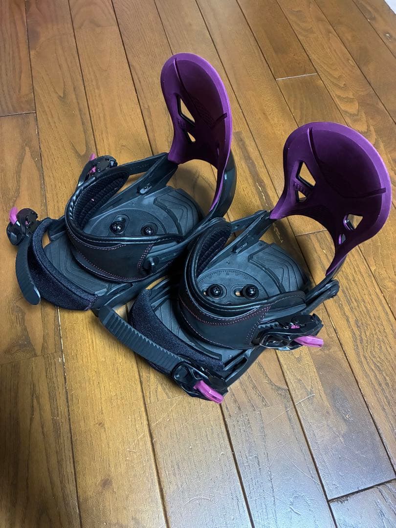 HEAD フラワーデザイン スノーボードビンディングセット　ジュニアサイズ