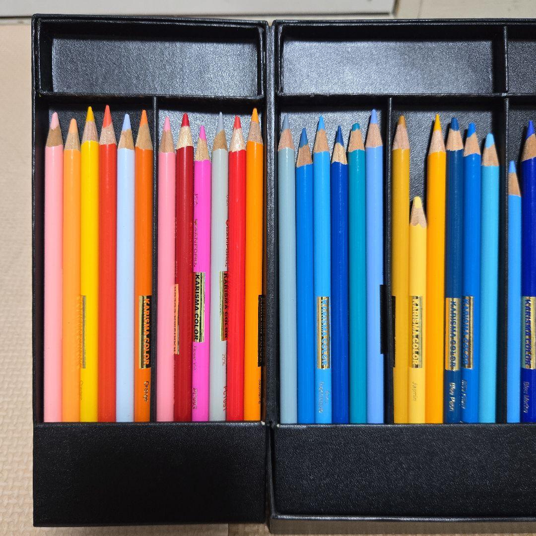 KARISMA COLOR 色鉛筆 93本+11本 セット スケッチブック付き