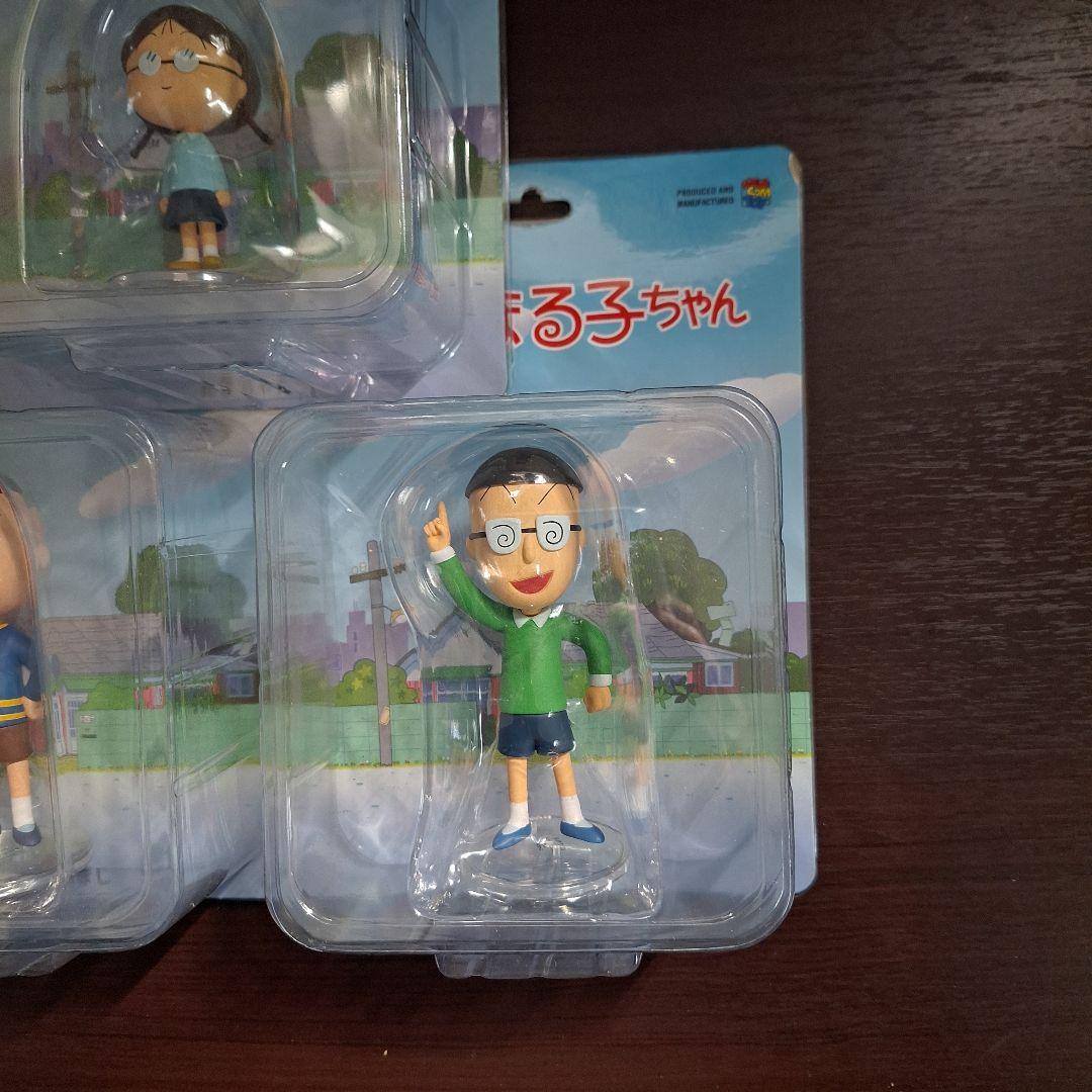 新品未開封　メディコム　ちびまる子　丸尾くん　はまじ　たまちゃん　フィギア