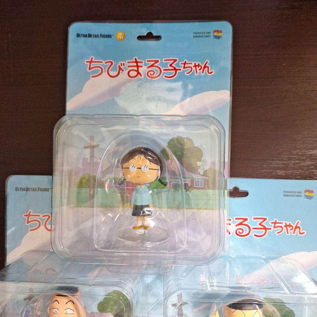 新品未開封　メディコム　ちびまる子　丸尾くん　はまじ　たまちゃん　フィギア