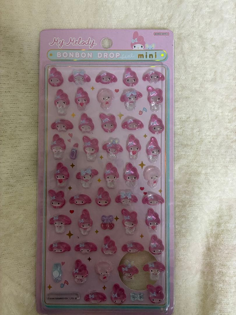 【正規品】ボンボンドロップミニ サンリオ＋しずくちゃん＋サンリオステッカー付き