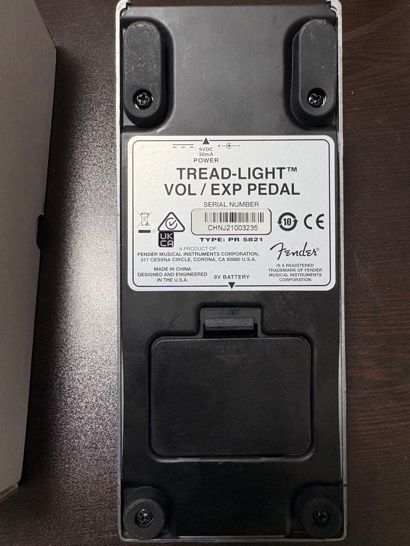 ギター Fender TREAD-LIGHT VOL/EXP PEDAL
