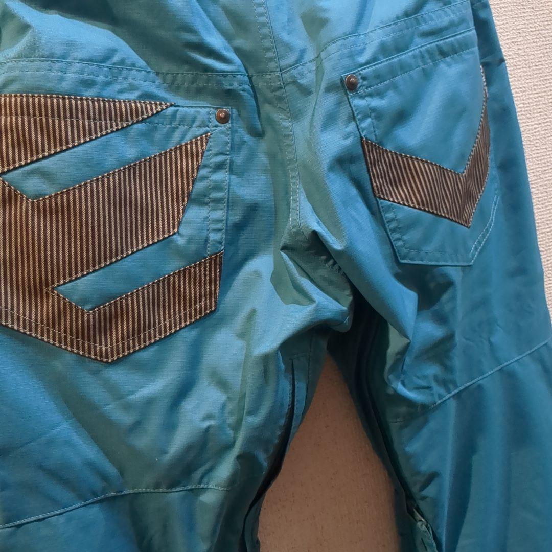 【最終処分1/31迄】美品SSTIVO スノーボードパンツ　MENS 青　S