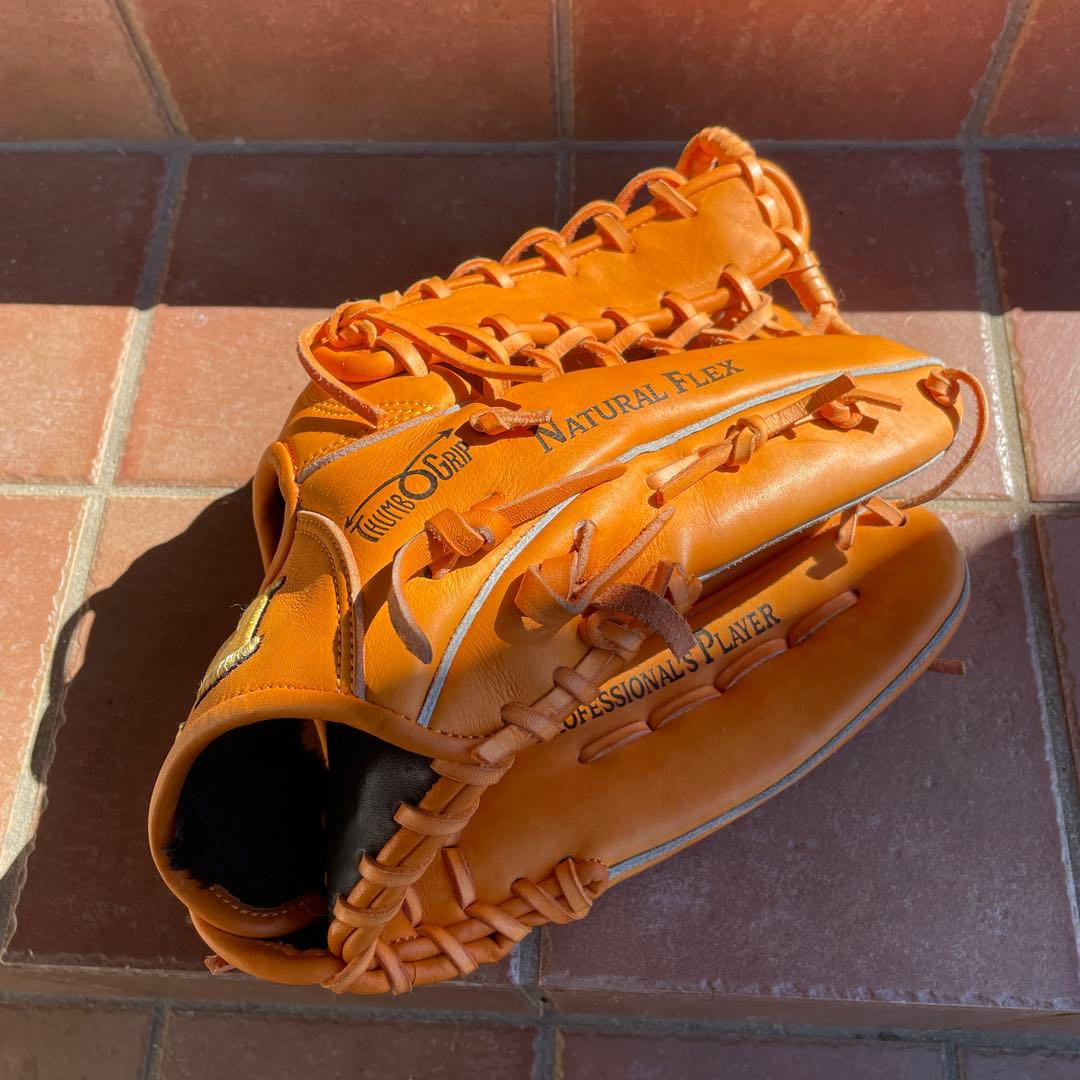 H Natural Flex 軟式グローブ オレンジ