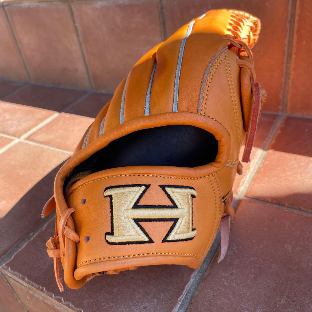 H Natural Flex 軟式グローブ オレンジ