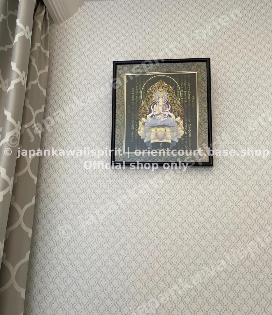 【額付】仏画 インテリア 金剛大日如来 × 般若心経｜モダンアートantique