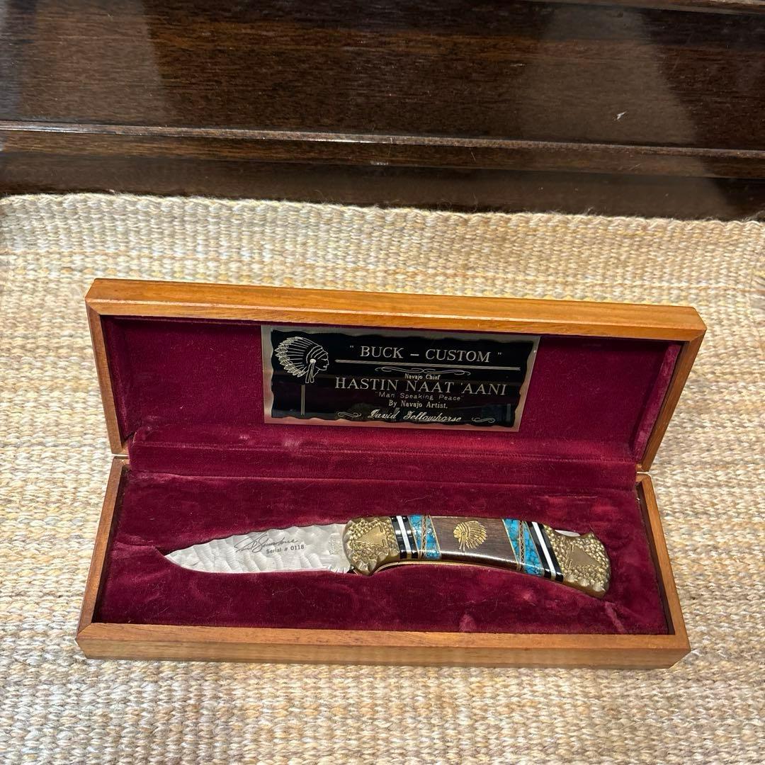 BACK CUSTOM ナバホ　イエローホース作 フリントロック　ナイフ