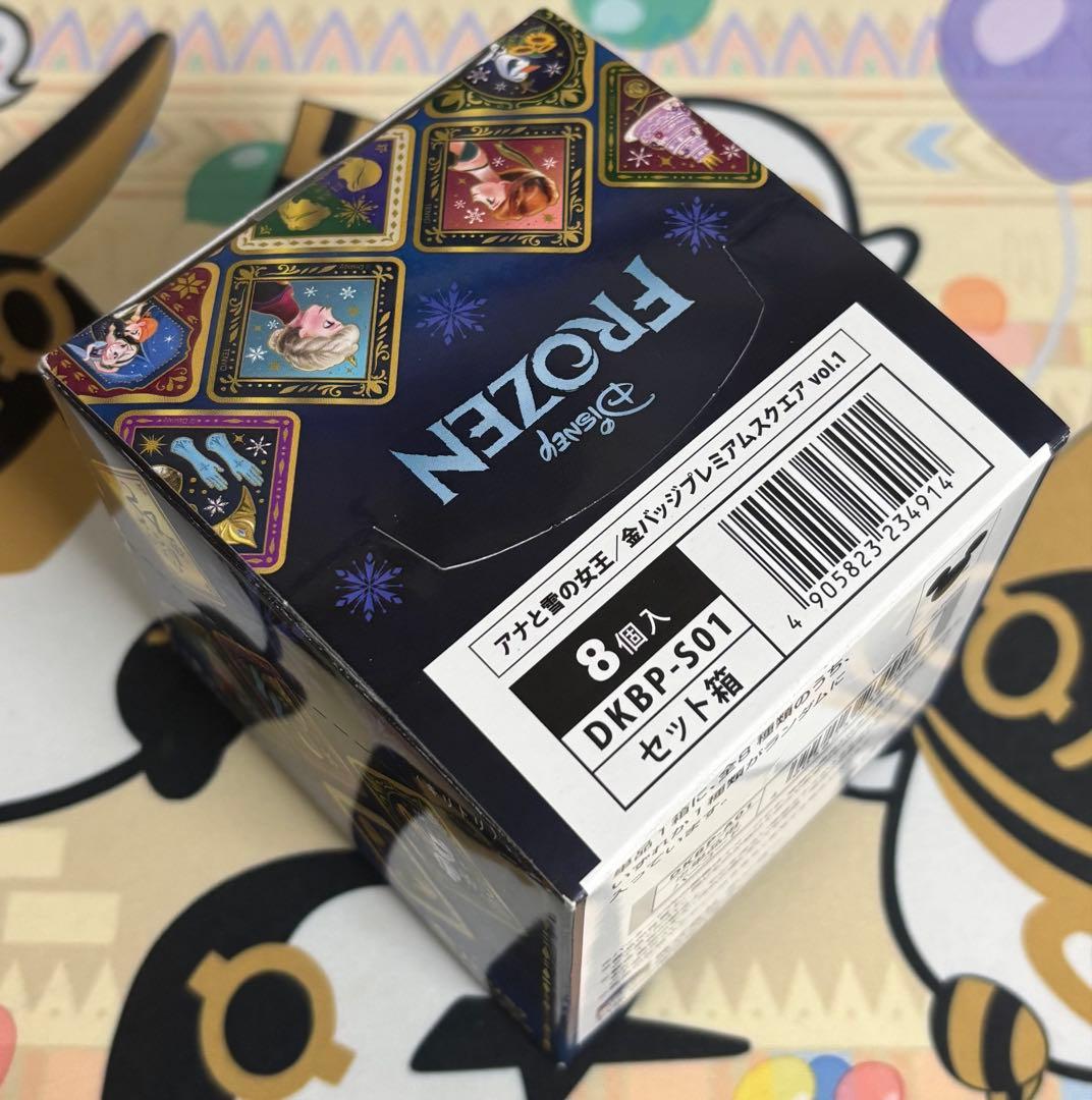 アナと雪の女王 金バッジ プレミアムスクエア 全種 コンプリート 新品未使用