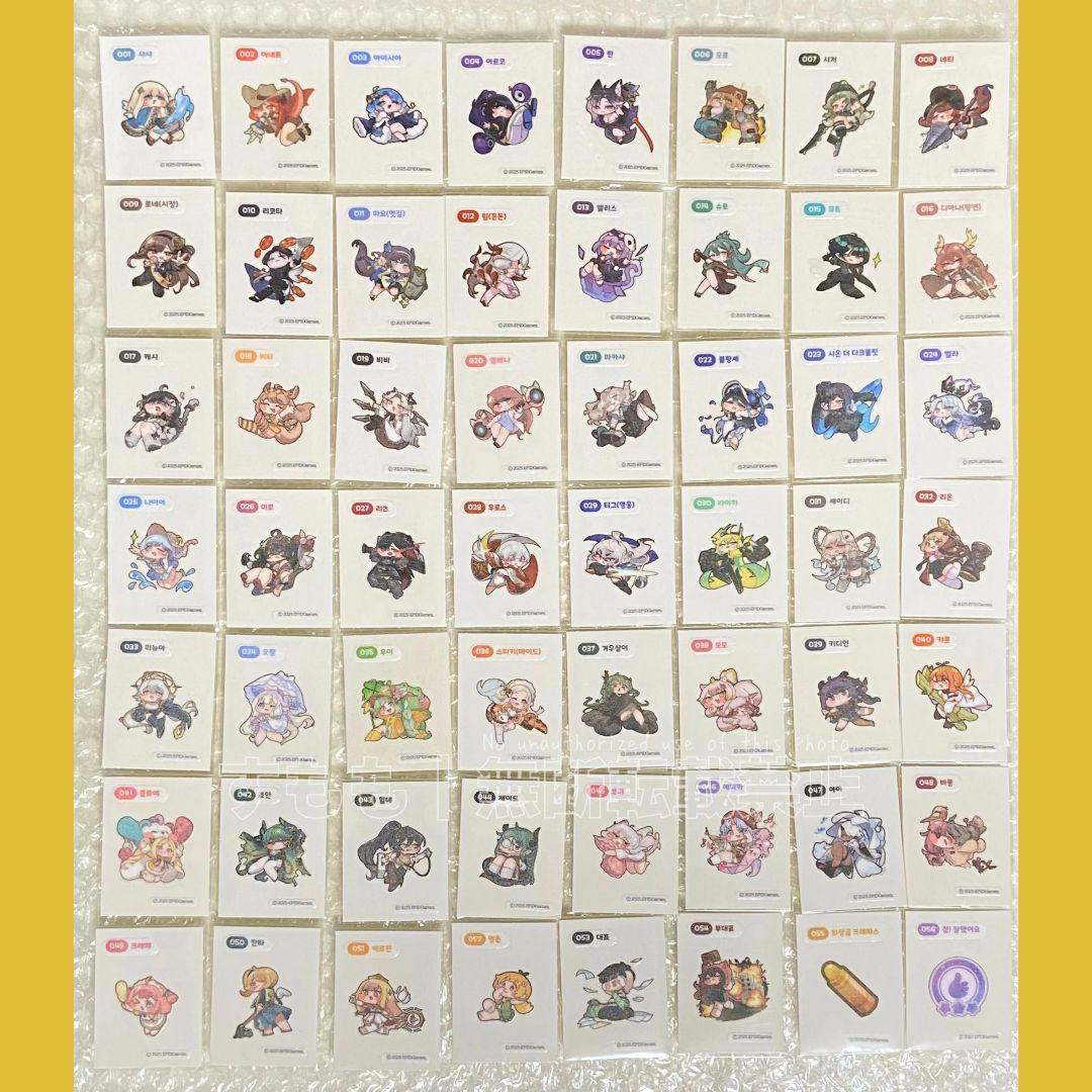 トリッカル emart24 コラボステッカー 56 コンプキーホルダー セット