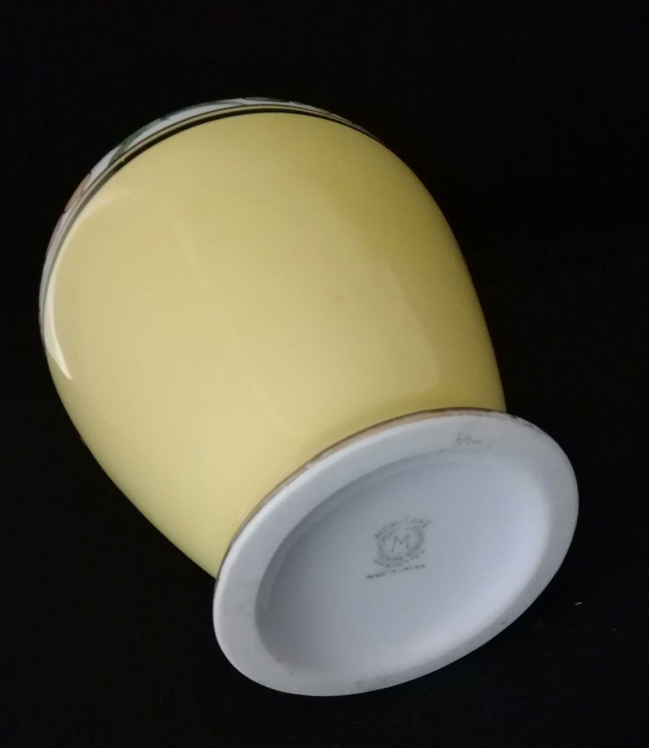 逸品　大正ロマン　オールドノリタケ　花瓶　花生け　アンティーク　M印　和骨董