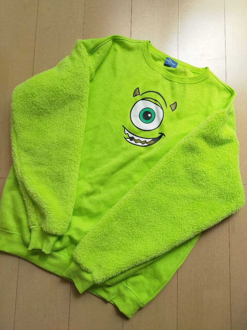 2点セット マイク バケハ トレーナー モンイン ボア グリーン ディズニー