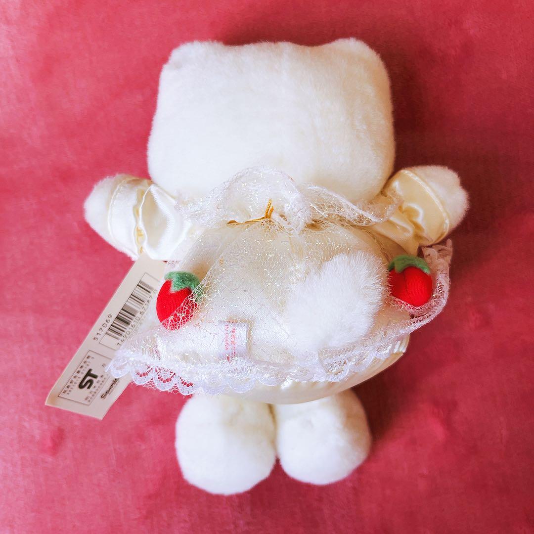 希少レア　ハローキティ　ぬいぐるみ　イチゴ　レトロ　1998 チュール　サンリオ