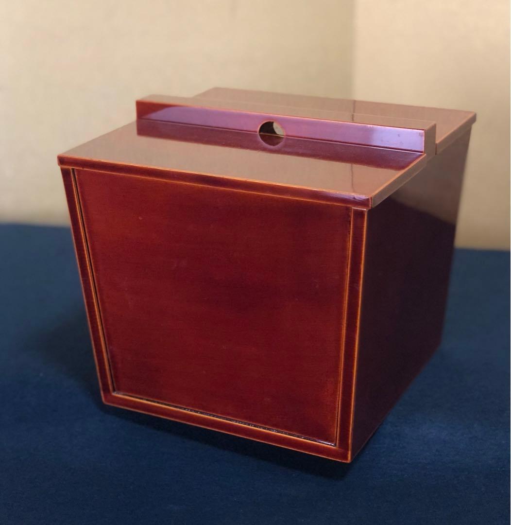 《R》茶道具 飛騨春慶塗 釣瓶水指 木製漆器　260116き4