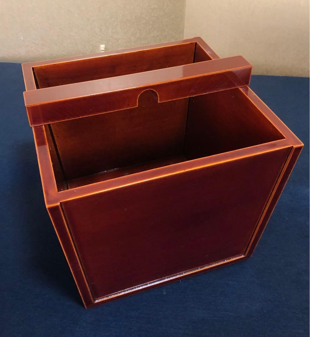 《R》茶道具 飛騨春慶塗 釣瓶水指 木製漆器　260116き4