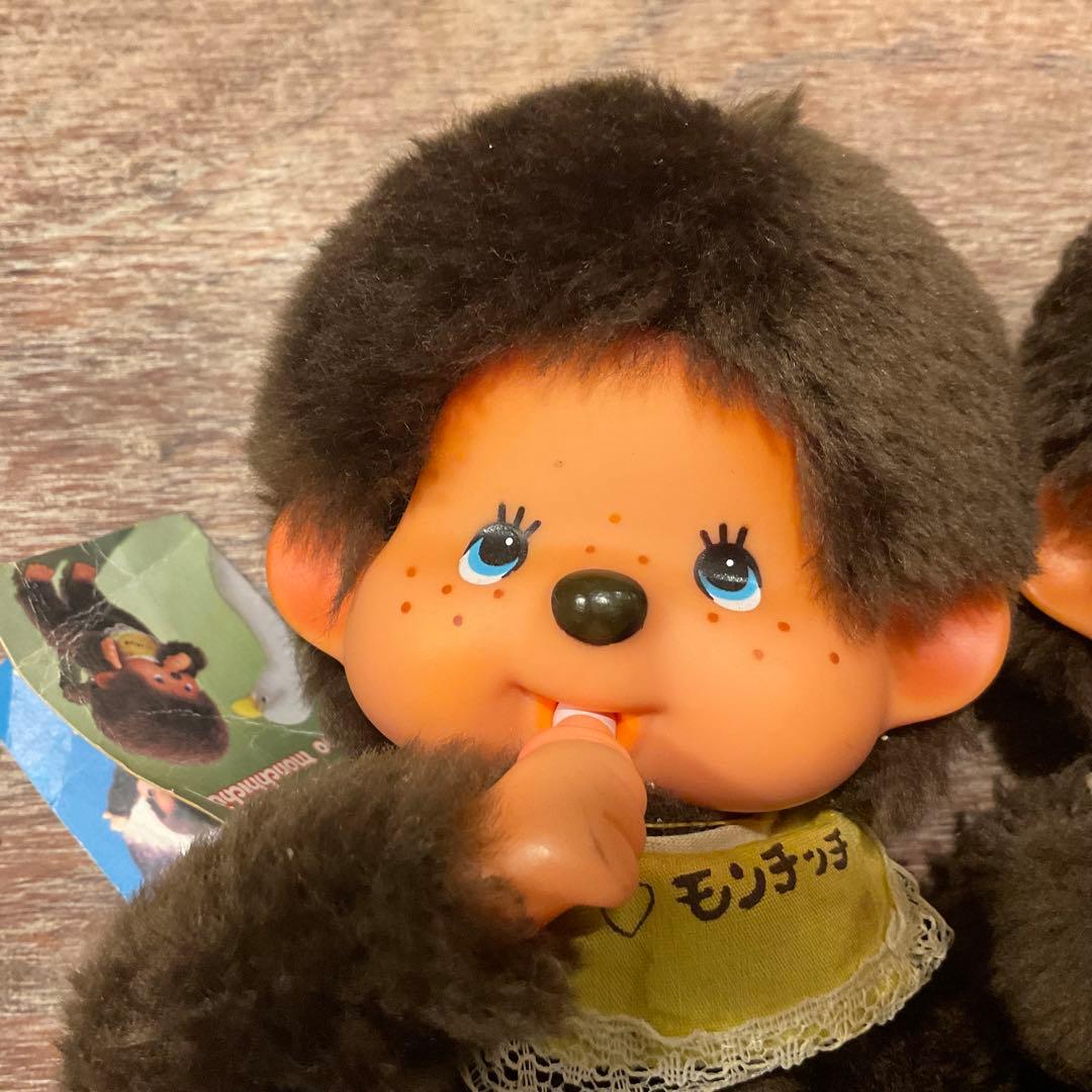 昭和レトロ 初代 ふた子のモンチッチ 当時物 1974 セキグチ ブルーアイ