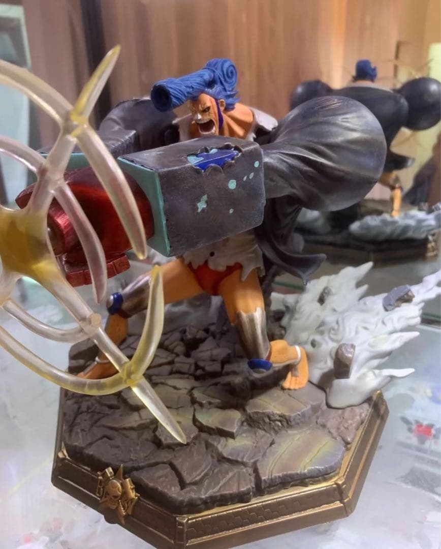 ワンピース フランキー ガレージキット ガレキ スタチュー①①